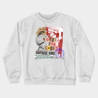 votes for women Crewneck Sweatshirt